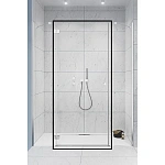 Душевая дверь в нишу Radaway Torrenta DWJS Door G 812 Left/Right 1320812-01-01L/R, 83.7 см, стекло прозрачное, профиль хром, левая/правая