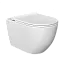 Комплект инсталяции  VitrA Mia Round с унитазом безободковым, с сиденьем микролифт, 9873B003-7205