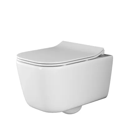 Подвесной унитаз Ceramicanova New Day Rimless CN3005 безободковый, с сиденьем Soft Close, сантехфарфор