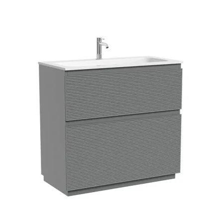 Тумба под раковину Sancos Folk Floor FL90FES, 90 см, напольная, ergraut soft