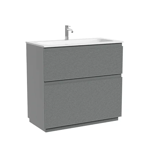Тумба под раковину Sancos Folk Floor FL90FES, 90 см, напольная, ergraut soft