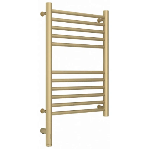 Полотенцесушитель электрический Сунержа Богема 3.0, высота 60 см, ширина 40 см, диммер слева/справа, цвет матовая шампань, 022-5804-6040/022-5805-6040