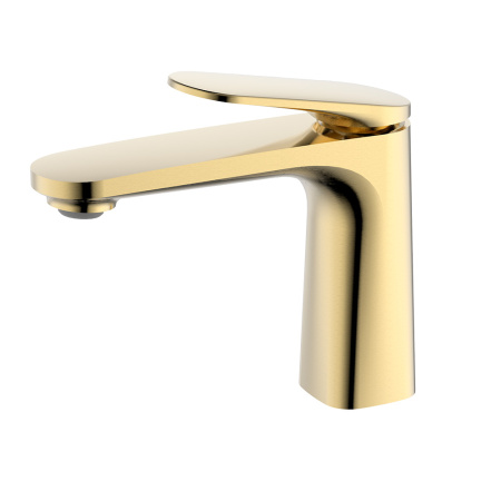 AQM6710BG AQUAme Imola Смеситель для раковины, без донного клапана, Brushed gold AQM6710BG AQUAme Imola Смеситель для раковины, без донного клапана, Brushed gold