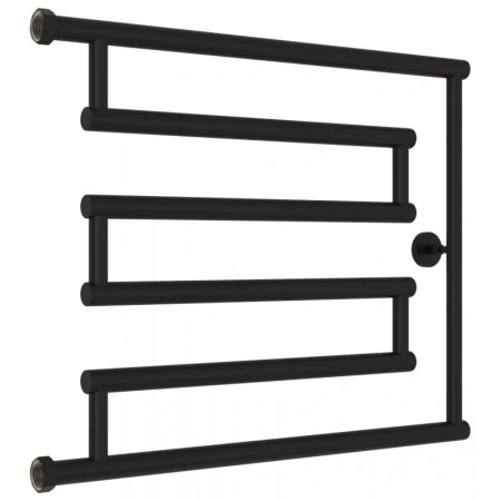 Полотенцесушитель водяной Сунержа High-Tech L+ 31-4052-5065, 650x500, цвет матовый чёрный