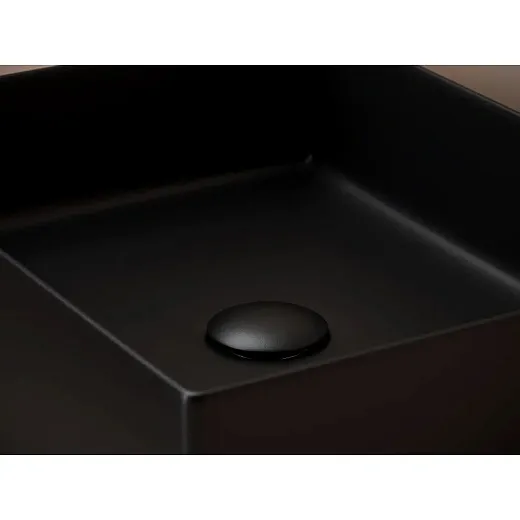 Раковина Ceramicanova Element CN6069MB, 47 см, сантехфарфор, цвет черный матовый