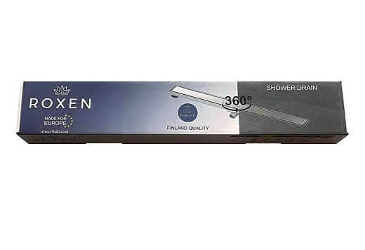 Душевой лоток Roxen Supra GunMetal 91050-100GM (100 см)