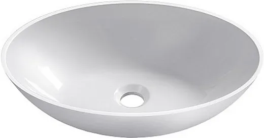 Умывальник Belux Дубай Д-900 для столешницы solid surface белый матовый, 4810924280978