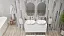 Тумба для умывальника Belux Джаз НП 130-04 подвесная, 4 ящ., белый глянец, 4810924283092