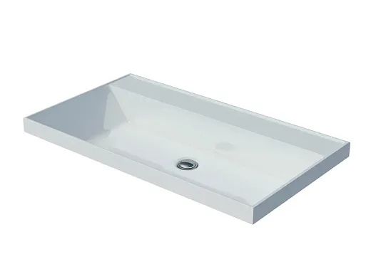 Умывальник Madera Classica 80х45см литьевой мрамор без отверстия, 4627173210188-б/о