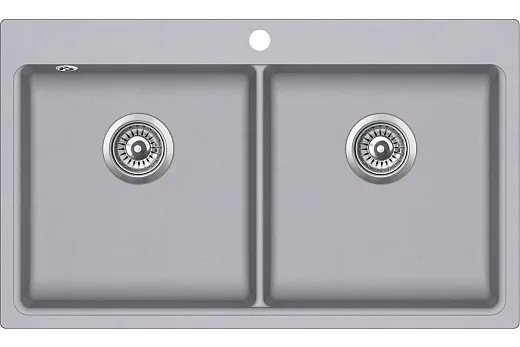 Кухонная мойка AquaSanita MAGNA SQM200 (аллюметаллик)