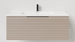 T800H1T Тумба под умывальник Salini TOUCH Н 80 Taupe горизонтальная фрезеровка