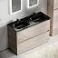 Тумба под сдвоенную раковину Sancos Libra Floor LB120F-2EG, 120 см, напольная, дуб галифакс натуральный