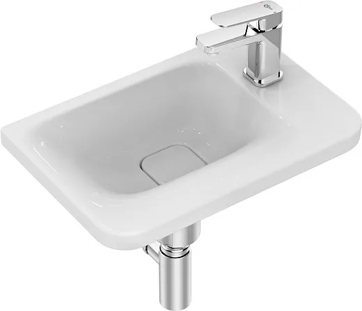 Умывальник подвесной асимметричный Ideal Standard TONIC II Guest 46х31см, K087601
