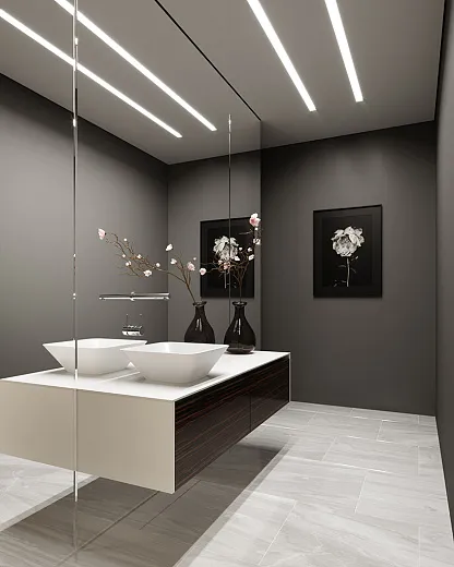 Умывальник Holbi Saturn 43х43см из Solid Surface, 1.02.004.11.1.3.1