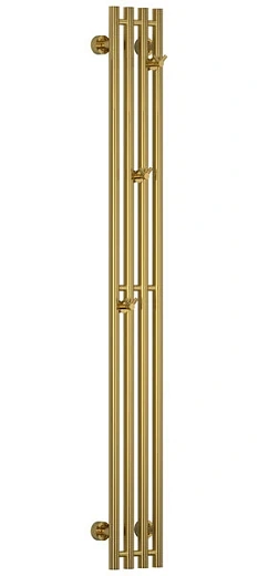 Полотенцесушитель водяной Сунержа Кантата Pro, 03-0446-1515, 1500 x 150, ширина 20 см, высота 150 см, золото