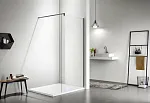 Душевое ограждение Adema Walk-in Реген Графит-100 прозрачное стекло