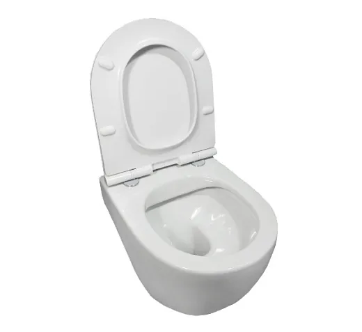 Унитаз подвесной Roca Meridian-N Compact Rimless, с крышкой Slim Soft Close, A34H242000