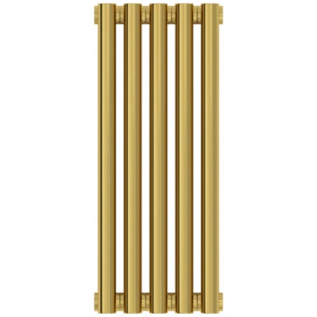 Радиатор трубчатый Сунержа Эстет-0, 5 секций, боковое подключение, цвет золото, 03-0331-5005 Радиатор трубчатый Сунержа Эстет-0, 5 секций, боковое подключение, цвет золото, 03-0331-5005