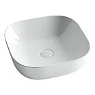 Умывальник Ceramicanova CN6010 41.5х41.5х14.5см накладной квадратный без перелива, CN6010