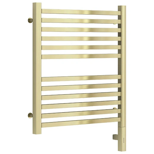 Полотенцесушитель электрический Сунержа Модус 3.0, высота 60 см, ширина 50 см, диммер слева/справа, цвет шампань, 020-5700-6050/020-5701-6050