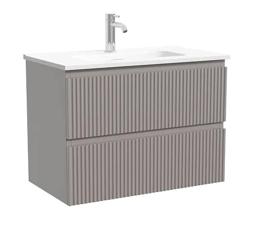 Тумба под раковину Sancos Snob R SNR70/39SM, 70 см, подвесная, Doha Soft