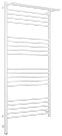 Полотенцесушитель электрический Сунержа Богема 3.0 1200x600 с полкой, белый, L/R