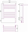 Полотенцесушитель электрический Сунержа Богема 3.0 500x400 с полкой, без покрытия, L/R
