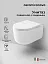 Подвесной унитаз Ceramicanova Ulma, CN4006T, Торнадо, безободковый, крышка-сиденье микролифт, белый, сантехфарфор