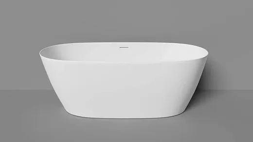 Ванна Salini Лофо UM12112, 170 х 80 см, из искусственного камня Гелькоат/Gelcoat, цвет белый глянцевый