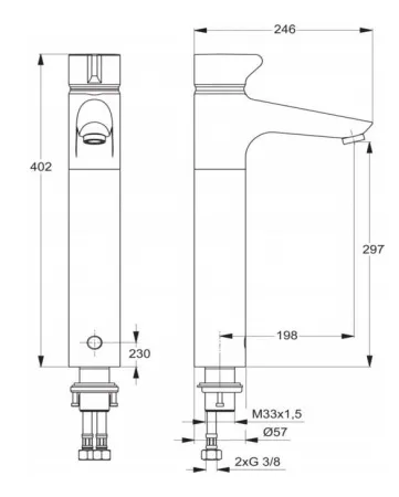 Смеситель Ideal Standard Ceraplus электронный для раковины, хром, A4158AA