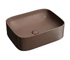 Раковина Ceramicanova Element CN6052MDB, 50 см, сантехфарфор, цвет темно-коричневый матовый