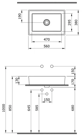 Раковина Bocchi Cesena 1172-021-0125, мандарин