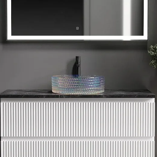 Раковина Ceramicanova Cristal CN6059, 36 см, стекло, цвет неон