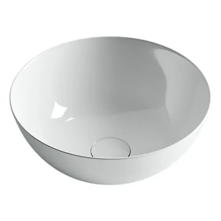 Раковина Ceramicanova CN6002 35.8 x 35.8 x 15.5 см, накладная, круглая, без перелива, сантехфарфор