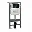Инсталляция Ceramicanova Envision с унитазом Ceramicanova Metric CN3007_1002B_1000 Rimless CN3007, крышка микролифт, клавиша Flat черный матовый