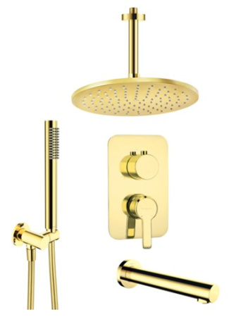Душевая система скрытого монтажа Deante ARNIKA GOLD-1 золото