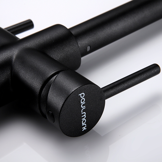 Смеситель PAULMARK LANGE La214212-418 (черный/черный металлик) Смеситель PAULMARK LANGE La214212-418 (черный/черный металлик)