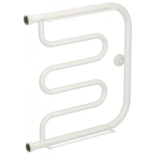 Полотенцесушитель водяной Сунержа Лира+ 12-4012-5050, 500x500, с 2 полками, цвет белый