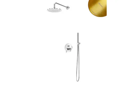 Душевая система скрытого монтажа Bruma Elo Leaf 1677222SR Sunrise
