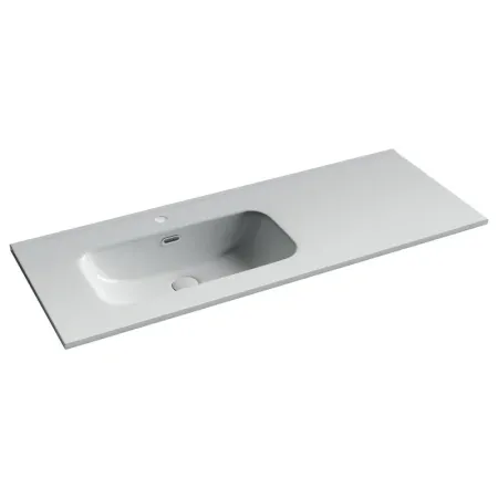 Раковина Ceramicanova Element CN7006L/CN7006R, 120 см, сантехфарфор, чаша слева/чаша справа, белый