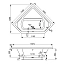 Ванна акриловая Vagnerplast Cavallo Corner 140x140
