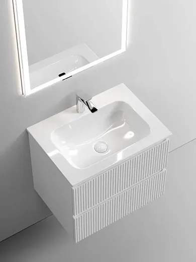Тумба под раковину Sancos Snob T SNT60W 60 см подвесная, Bianco