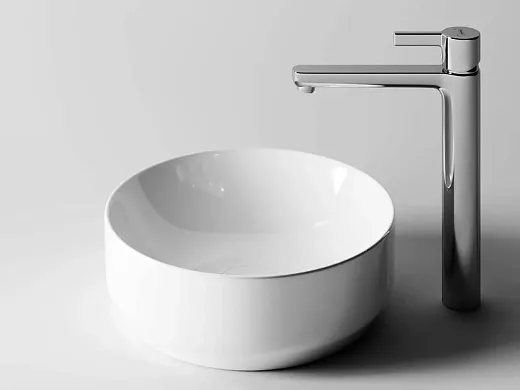 Умывальник Ceramicanova CN6005 35.5х35.5х12.5см накладной круглый без перелива, CN6005