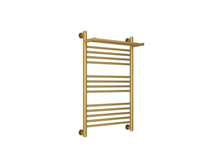 Полотенцесушитель водяной Сунержа Богема+ 800х500 состаренная латунь с полкой