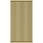 Радиатор трубчатый Сунержа Эстет-00, 15 секций, боковое подключение, цвет матовое золото, 032-0332-1215 Радиатор трубчатый Сунержа Эстет-00, 15 секций, боковое подключение, цвет матовое золото, 032-0332-1215