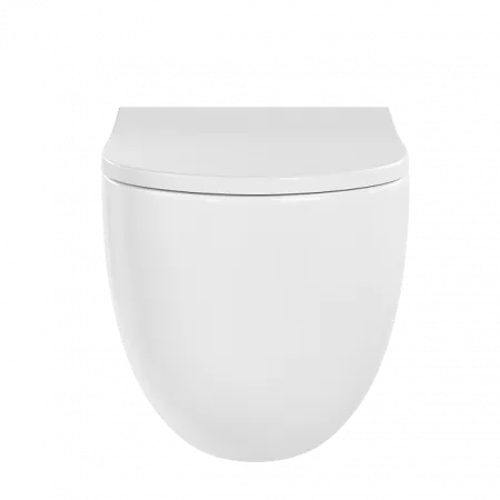 Подвесной унитаз VitrA S40 безободковый SmoothFlush санитарный фарфор. антибактериальное покрытие Hygiene, белый, 7759B003-0075