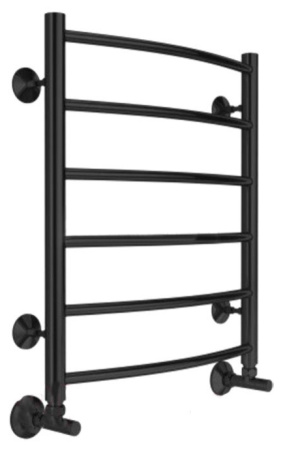 Полотенцесушитель водяной TERMINUS Классик П6 400х600 RAL 9005 черный матовый