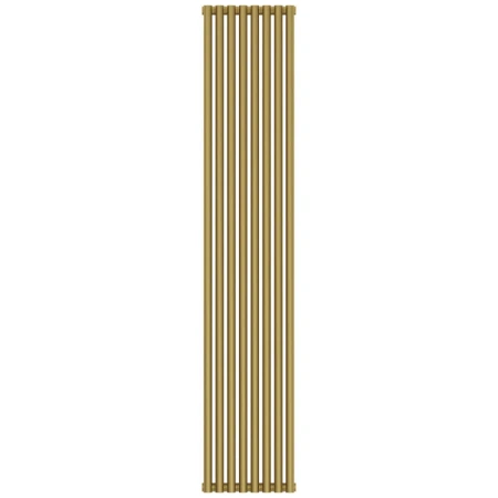Радиатор трубчатый Сунержа Эстет-11, 8 секций, боковое подключение, цвет матовое золото, 032-0302-1808