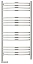 Полотенцесушитель электрический Сунержа Богема 2.0 1000x500 с прямой перемычкой, хром L/R