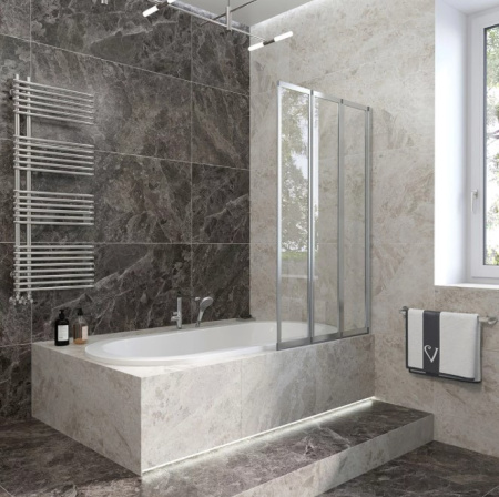 Душевая шторка Veconi Palau PL-73R 90x150 правая Душевая шторка Veconi Palau PL-73R 90x150 правая